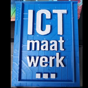 Naam en tekts borden 3D Naambord of Huisnummer 3D Print & Laser Service Achterhoek