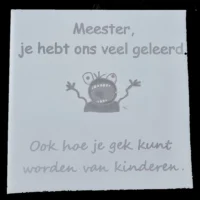Juf & Meester bedankjes